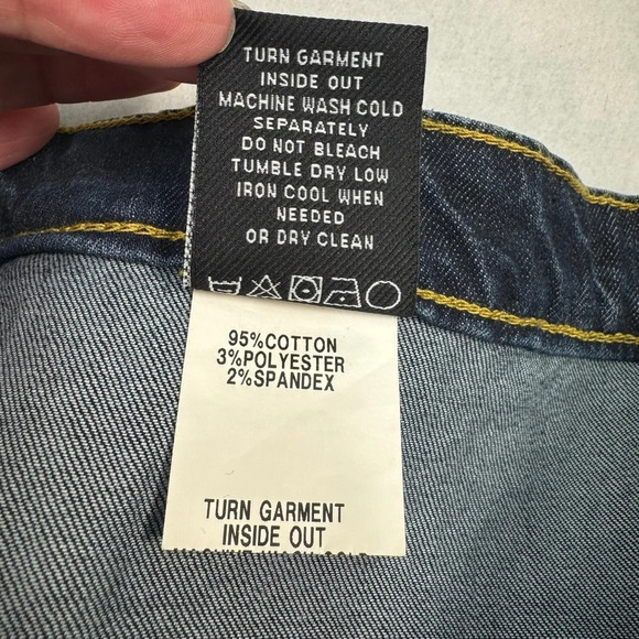 Eshakti Wrap Buckle Jean Skirt Womens Plus Size 16W Medium Blue Knee Length - Picture 8 of 10